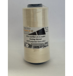 Cône 2743 m polyester 6230-154 Beige clair Couture & Surfilage