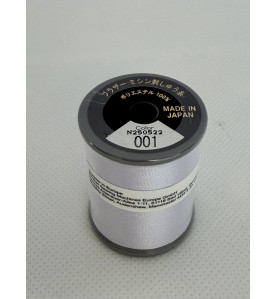 Bobine fil à broder BROTHER 300 m 001 Blanc