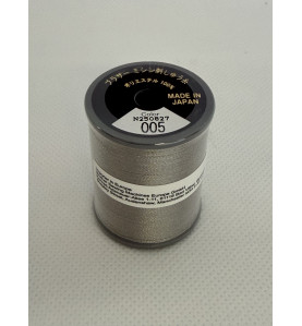 Bobine fil à broder BROTHER 300 m 005 Argent