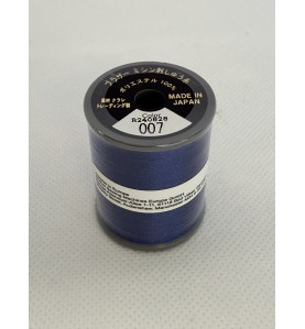 Bobine fil à broder BROTHER 300 m 007 Bleu de Prusse
