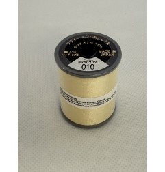 Bobine fil à broder BROTHER 300 m 010 Crème