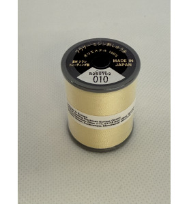Bobine fil à broder BROTHER 300 m 010 Crème