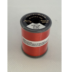 Bobine fil à broder BROTHER 300 m 030 vermillon