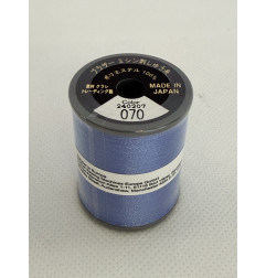 Bobine fil à broder BROTHER 300 m 070 bleu centauré