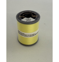 Bobine fil à broder BROTHER 300 m 202 Jaune citron