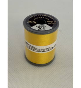 Bobine fil à broder BROTHER 300 m 205 Jaune