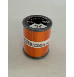 Bobine fil à broder BROTHER 300 m 209 Orange vif