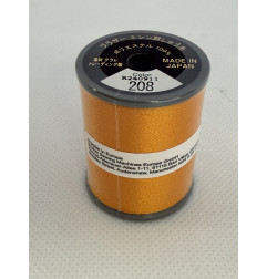 Bobine fil à broder BROTHER 300 m 208 Orange