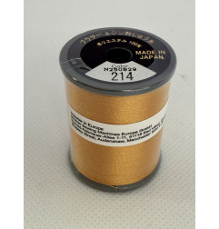 Bobine fil à broder BROTHER 300 m 214 Or foncé