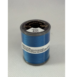 Bobine fil à broder BROTHER 300 m 420 Bleu électrique