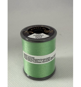 Bobine fil à broder BROTHER 300 m 502 Vert menthe
