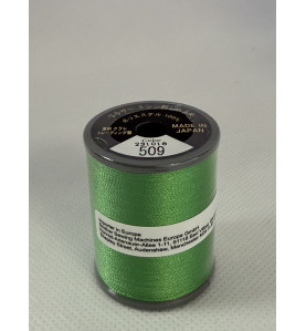 Bobine fil à broder BROTHER 300 m 509 Vert feuille