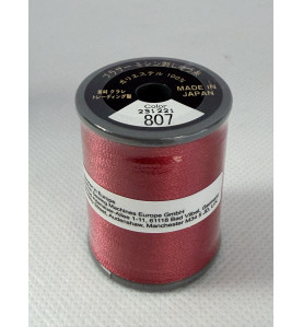 Bobine fil à broder BROTHER 300 m 807 Carmin