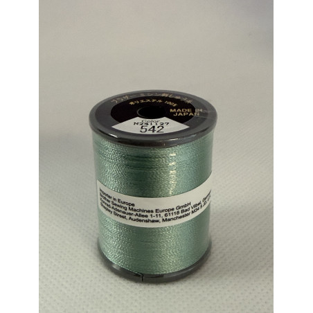 Bobine fil à broder BROTHER 300 m 542 Vert pâle