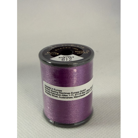 Bobine fil à broder BROTHER 300 m 612 Lilas