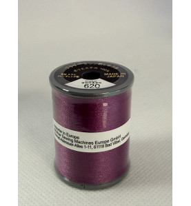 Bobine fil à broder BROTHER 300 m 620 Magenta