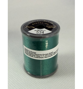 Bobine fil à broder BROTHER 300 m 534 Vert sarcelle