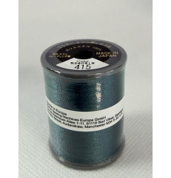 Bobine fil à broder BROTHER 300 m 415 Bleu Paon