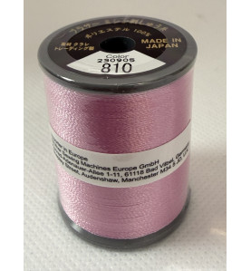 Bobine fil à broder BROTHER 300 m 810 Lilas clair