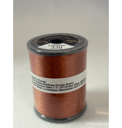 Bobine fil à broder BROTHER 300 m 339 Brun argile