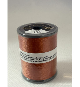 Bobine fil à broder BROTHER 300 m 339 Brun argile
