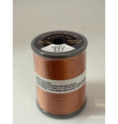 Bobine fil à broder BROTHER 300 M 337 Brun rougeâtre