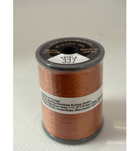Bobine fil à broder BROTHER 300 M 337 Brun rougeâtre