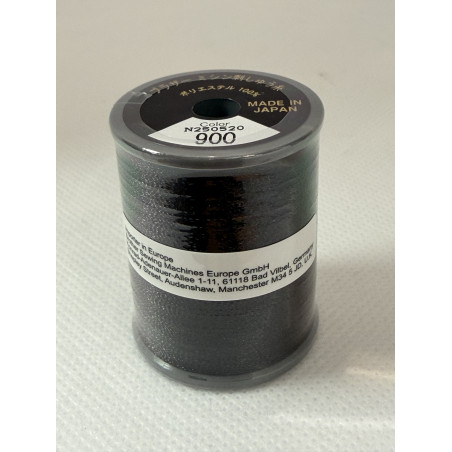 Bobine fil à broder BROTHER 300 m 900 NOIR