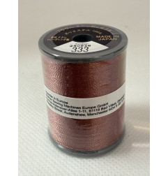 Bobine fil à broder BROTHER 300 m 333 Rouge ambré