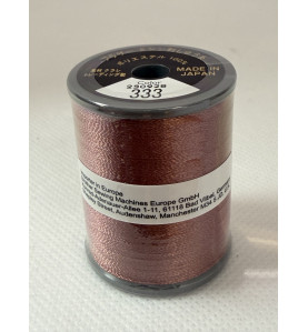 Bobine fil à broder BROTHER 300 m 333 Rouge ambré
