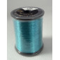 Bobine fil à broder BROTHER 300 m métallique 987 Bleu clair