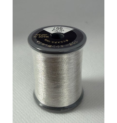 Bobine fil à broder BROTHER 300 m métallique 997 Argent