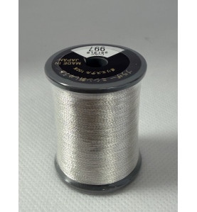 Bobine fil à broder BROTHER 300 m métallique 997 Argent