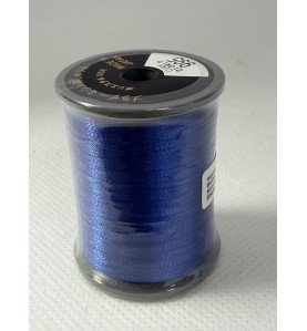 Bobine fil à broder BROTHER 300 m métallique 995 Bleu