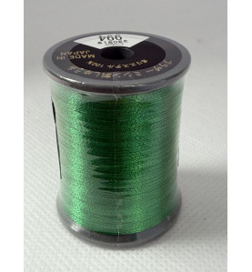 Bobine fil à broder BROTHER 300 m métallique 994 Vert