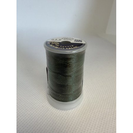 Bobine fil à broder BROTHER 300 m 519 Vert olive