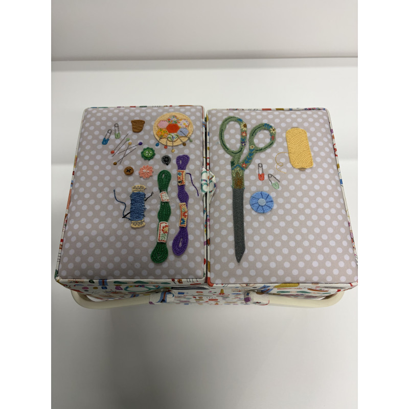 Boîte à couture  brodée HGTLRA/660