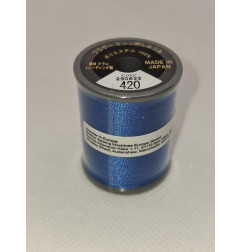 Bobine fil à broder BROTHER 300 m 420 Bleu électrique