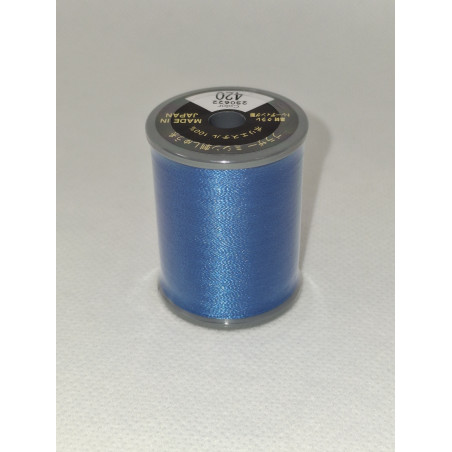 Bobine fil à broder BROTHER 300 m 420 Bleu électrique