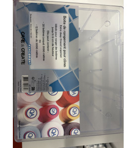 Boîte de rangement pour 20 cônes