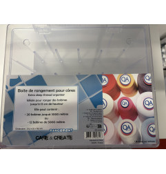 Boîte de rangement pour 20 cônes CARE & CREATE CC.0013