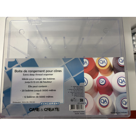 Boîte de rangement pour 20 cônes CARE & CREATE CC.0013