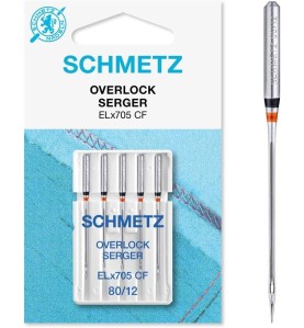 5 aiguilles 80 ELX705 Schmetz surjeteuses
