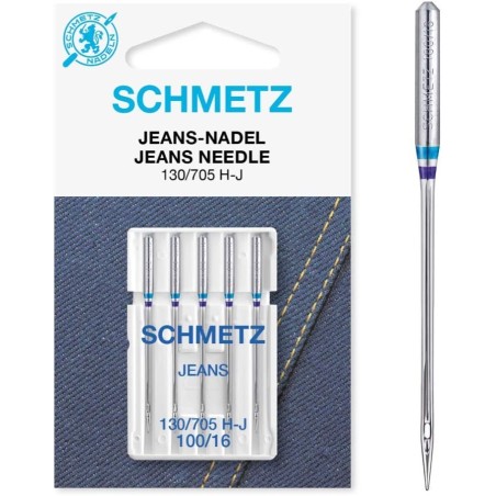 5 aiguilles jeans Schmetz 90, 100