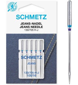 5 aiguilles jeans Schmetz 90, 100