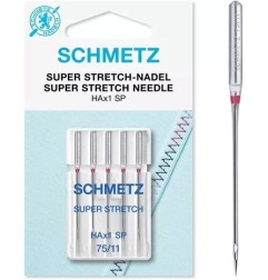 5 aiguilles HAx1 SP Super Stretch Schmetz