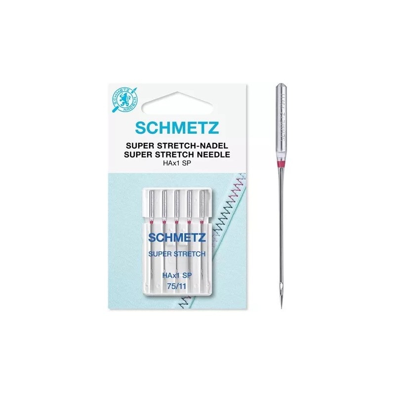 5 aiguilles HAx1 SP Super Stretch Schmetz 5 aiguilles HAx1 SP Super Stretch Schmetz