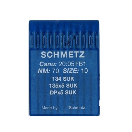 Paquet 10 aiguilles Schmetz DPx5 pour Juki TL2300 Sumato