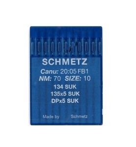 Paquet 10 aiguilles Schmetz DPx5 pour Juki TL2300 Sumato