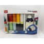 Pack 10 bobines de 100m polyester de la marque Gütermann et sa souris de traçage PRYM Pack 10 bobines de 100m polyester de la marque Gütermann et sa souris de traçage PRYM